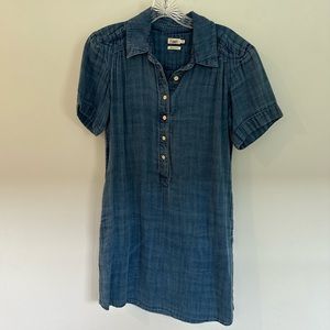 Faherty Cotton Denim Dress